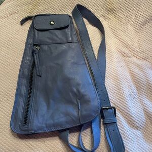 Free people Jaguar Leather Sling Bag - Casual Crossbody